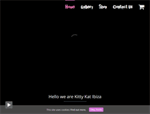 Tablet Screenshot of kittykatibiza.com